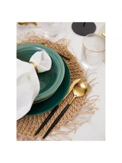 Cote Table Runde Tischsets Tressine aus Papierfasern, 6 Stück, Ø 38 cm -Küche Geschäft Runde Tischsets Tressine aus Papierfasern 6 Stuck 2