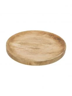 BUTLERS Rundes Deko-Tablett Forest aus Holz, Ø 30 cm, Ø 30 cm