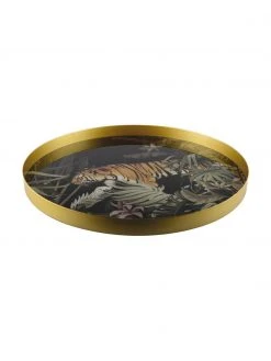 Rundes Serviertablett Tiger, Ø 40 cm, Ø 40 cm