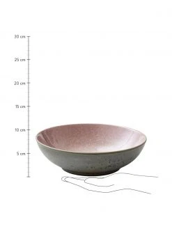 Bitz Salatschüssel Bit aus Steingut, Ø 24 cm, Ø 24 x H 7 cm -Küche Geschäft Salatschussel Bit aus Steingut O 24 cm 2