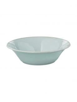 Cote Table Salatschüssel Constance in Mint aus Steingut, Ø 30 cm, Ø 30 x H 9 cm