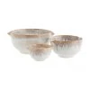 Madam Stoltz Salatschüssel-Set Mako aus Steingut mit Farbverlauf, 3 tlg., Set mit verschiedenen Größen