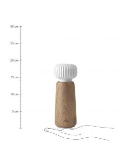 Kähler Salz- & Pfeffermühle Hammerhøi in Weiß, Ø 7 x H 19 cm -Küche Geschäft Salz and Pfeffermuhle Hammerhoi in Weiss 4