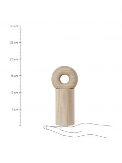 OYOY Living Design Salz- & Pfeffermühle Hoop in Beige, Ø 8 x H 17 cm -Küche Geschäft Salz and Pfeffermuhle Hoop in Beige 2