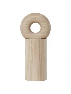 OYOY Living Design Salz- & Pfeffermühle Hoop in Beige, Ø 8 x H 17 cm