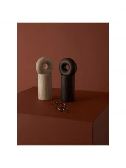 OYOY Living Design Salz- & Pfeffermühle Hoop in Schwarz, Ø 8 x H 17 cm -Küche Geschäft Salz and Pfeffermuhle Hoop in Schwarz 3