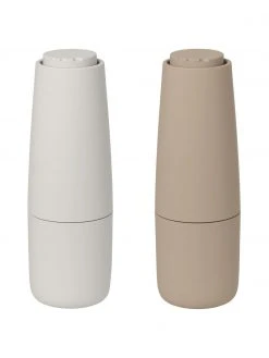 Blomus Salz- und Pfeffermühle Salpi in Beige, Ø 7 x H 20 cm
