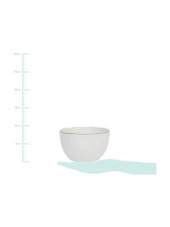 Urban Nature Culture Schälchen Good Morning in Weiß mit goldfarbenem Rand, Ø 14 cm -Küche Geschäft Schalchen Good Morning in Weiss mit goldfarbenem Rand 2