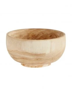 Madam Stoltz Schälchen Sandry Ø 14 aus Paulowniaholz, Ø 14 x H 7 cm