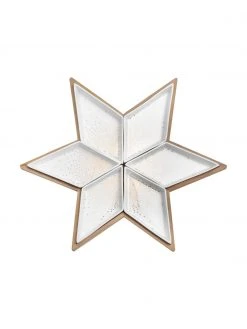 Räder Schälchen-Set Star aus Porzellan, 7-tlg., L 43 x H 4 cm -Küche Geschäft Schalchen Set Star aus Porzellan 7 tlg 3
