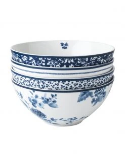 Laura Ashley Schalen Candy Rose mit unterschiedlichem Muster, 4 Stück, Ø 16 x H 8 cm, 800 ml