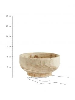 Madam Stoltz Schalen Sandry &Oslash; 20 cm aus Paulowniaholz, 2 St&uuml;ck, Ø 20 cm -Küche Geschäft Schalen Sandry O 20 cm aus Paulowniaholz 2 Stuck 3