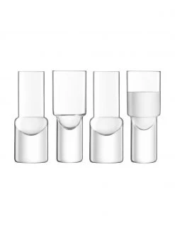 Lsa International Schnapsgläser Vodka Collection, 4 Stück, Ø 5 x H 12 cm, 50 ml