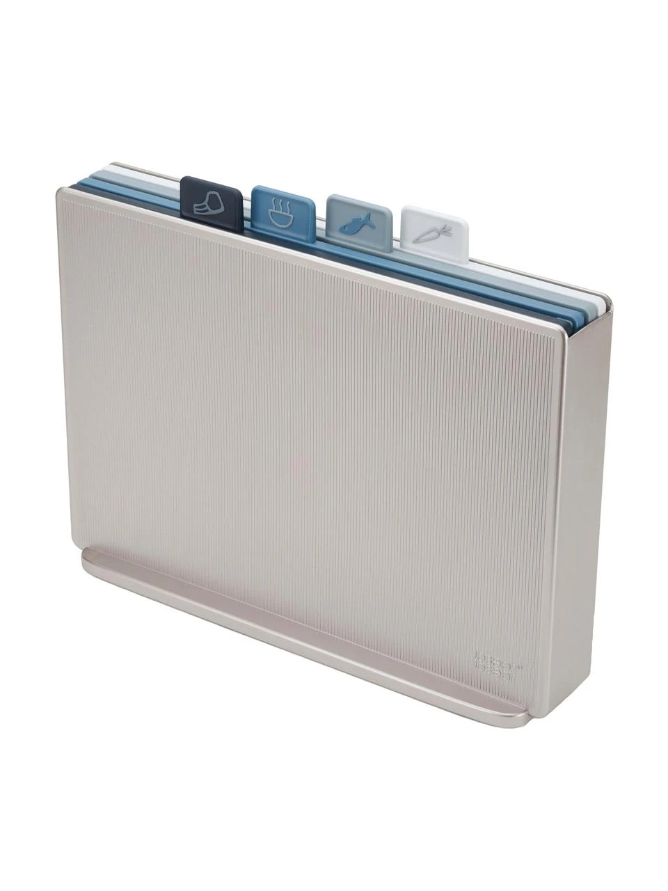 Joseph Joseph Schneidebretter Index Editions mit Halterung, 4 Stück, B 35 x H 27 cmNur noch wenige verfügbar 1 Joseph Joseph Schneidebretter Index Editions mit Halterung, 4 Stück, B 35 x H 27 cmNur noch wenige verfügbar