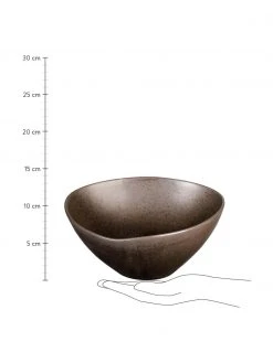 Asa Schüssel Cuba aus Steingut, 2 Stück, B 27 x H 14 cm -Küche Geschäft Schussel Cuba aus Steingut 2 Stuck 2