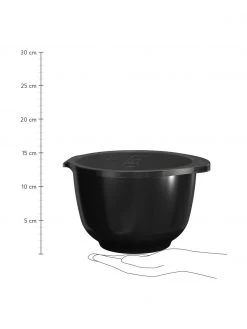 Rosti Schüssel-Set Margrethe in Schwarz mit Deckel, 2-tlg., Set mit verschiedenen Größen -Küche Geschäft Schussel Set Margrethe in Schwarz mit Deckel 2 tlg 2