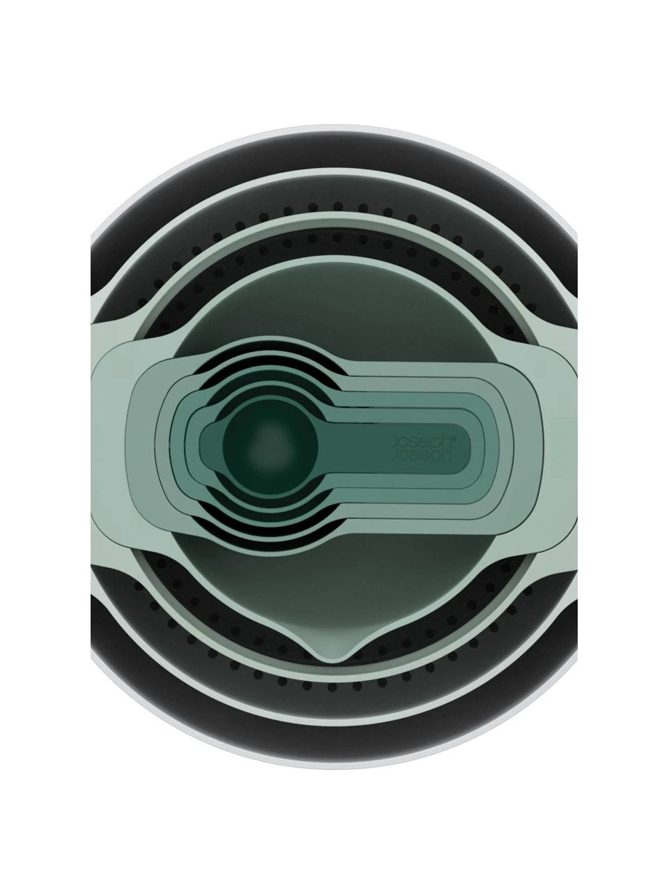 Schüssel- und Messlöffel-Set Nest Plus, 9-tlg., Polypropylen, Edelstahl, Grün- und Grautöne, Set mit verschiedenen Größen Joseph Joseph Schüssel- und Messlöffel-Set Nest Plus, 9-tlg., Set mit verschiedenen Größen -Küche Geschäft Schussel und Messloffel Set Nest Plus 9 tlg 9