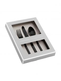 Westwing Collection Schwarzes Besteck-Set Shine, in verschiedenen Setgr&ouml;&szlig;en, 1 Person (5-tlg.) -Küche Geschäft Schwarzes Besteck Set Shine in verschiedenen Setgrossen 4