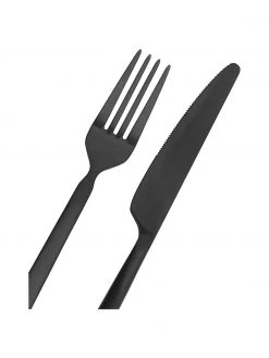 Blomus Schwarzes Besteck-Set Stella, 4 Personen (16-tlg.) 4 Blomus Schwarzes Besteck-Set Stella, 4 Personen (16-tlg.) -Küche Geschäft Schwarzes Besteck Set Stella 4 Personen 16 tlg 4