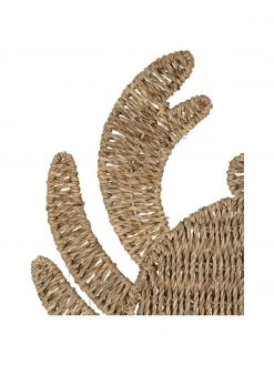 Cote Table Seegras-Tischset Crab in Krebsform, B 38 x L 48 cm -Küche Geschäft Seegras Tischset Crab in Krebsform 2
