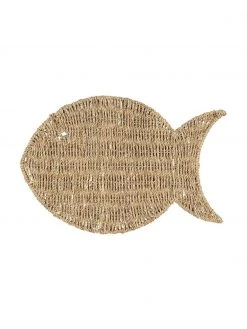 Cote Table Seegras-Tischset Fish in Fischform, B 30 x L 45 cm