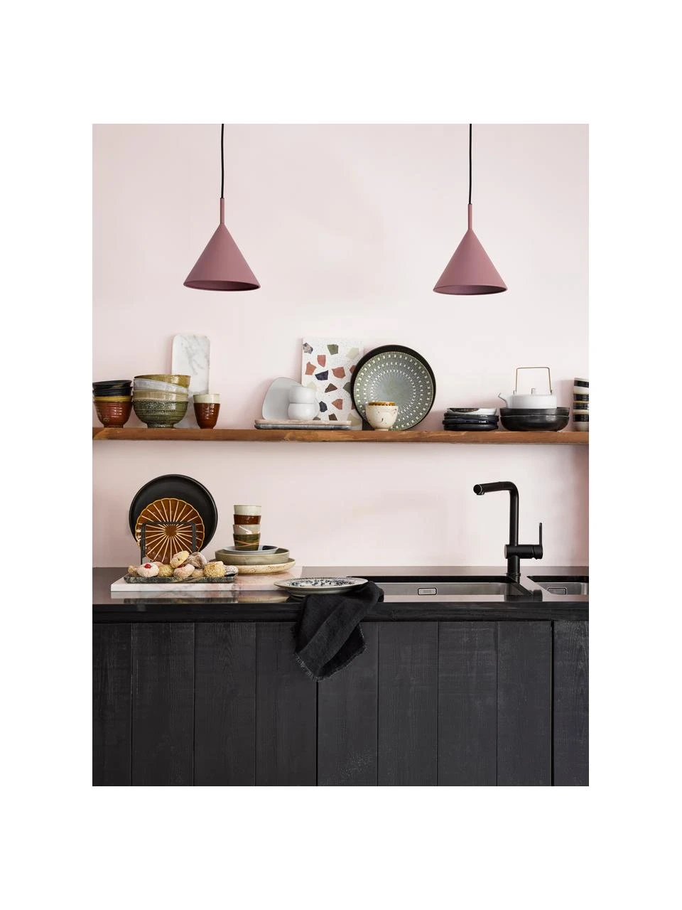 HKliving Servierplatte Tina in Weiß, B 12 x T 30 cm 2 HKliving Servierplatte Tina in Weiß, B 12 x T 30 cm – Bild 2