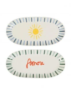Cote Table Servierplatten Amore, 2er-Set, L 31 x B 16 cm
