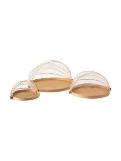 Servierplatten Genso aus Naturfasern, 3er-Set, Set mit verschiedenen GrößenNur noch 1 Artikel verfügbar -Küche Geschäft Servierplatten Genso aus Naturfasern 3er Set 3