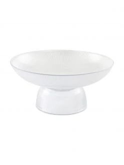 Jotex Servierschale Amabella aus Glas mit Rillenrelief, Ø 35 cm, Ø 35 x H 17 cmNur noch wenige verfügbar