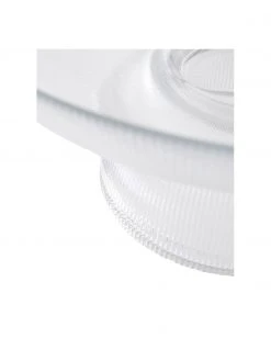 Jotex Servierschale Amabella aus Glas mit Rillenrelief, Ø 35 cm, Ø 35 x H 17 cmNur noch wenige verfügbar -Küche Geschäft Servierschale Amabella aus Glas mit Rillenrelief O 35 cm 3