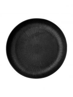 Bloomingville Servierschale Neri aus Steingut, Ø 33 cm, Ø 33 x H 6 cm -Küche Geschäft Servierschale Neri aus Steingut O 33 cm 3