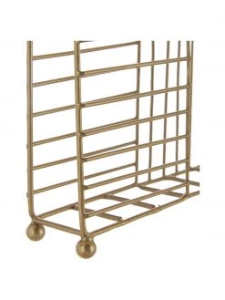 Madam Stoltz Serviettenhalter Magazin in Messing, B 16 x H 4 cm -Küche Geschäft Serviettenhalter Magazin in Messing 4