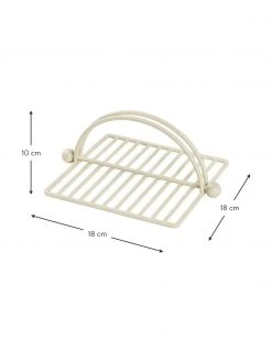 Broste Copenhagen Serviettenhalter Viet in Weiß, B 18 x H 10 cmNur noch 1 Artikel verfügbar -Küche Geschäft Serviettenhalter Viet in Weiss 2
