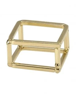 Andrea House Serviettenringe Mattie, 4 Stück, B 7 x H 3 cm -Küche Geschäft Serviettenringe Mattie 4 Stuck 4