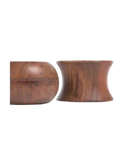 Serviettenringe-Set Tamer aus massivem Akazienholz, 2-tlg., Set mit verschiedenen Größen -Küche Geschäft Serviettenringe Set Tamer aus massivem Akazienholz 2 tlg 5