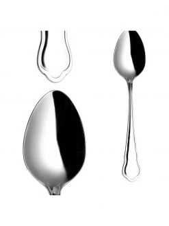 Silberfarbenes Besteck-Set Lotus, 6 Personen (24-tlg.), Set in verschiedenen Größen -Küche Geschäft Silberfarbenes Besteck Set Lotus 6 Personen 24 tlg 3