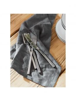 Westwing Collection Silberfarbenes Besteck-Set Shine hochglanzpoliert, in verschiedenen Setgr&ouml;&szlig;en, 1 Person (5-tlg.) -Küche Geschäft Silberfarbenes Besteck Set Shine hochglanzpoliert in verschiedenen Setgrossen 2