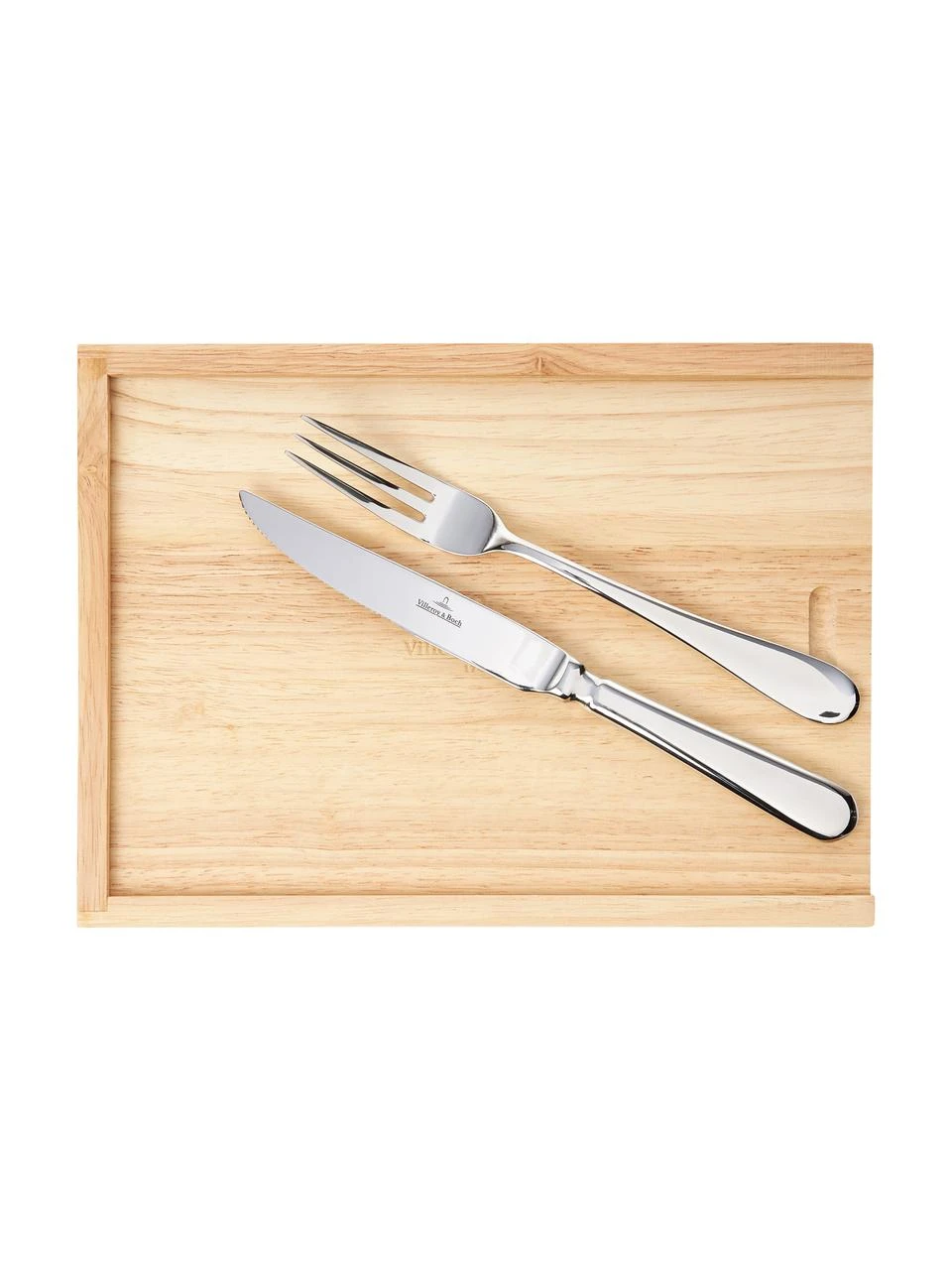 Villeroy & Boch Silberfarbenes Steakbesteck-Set Oscar, 6 Personen (12-tlg.), Set mit verschiedenen Größen 6 Villeroy & Boch Silberfarbenes Steakbesteck-Set Oscar, 6 Personen (12-tlg.), Set mit verschiedenen Größen – Bild 6