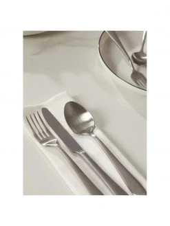 Westwing Collection Silbernes Besteck-Set Francine matt geb&uuml;rstet, 4 Personen (20-tlg.) -Küche Geschäft Silbernes Besteck Set Francine matt geburstet 4 Personen 20 tlg 3