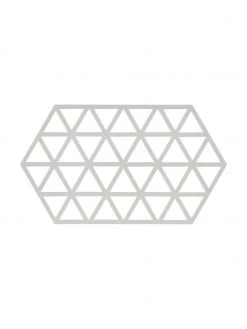 Zone Silikon Topfuntersetzer Triangle in Hellgrau, L 24 x B 14 cmNur noch wenige verfügbar