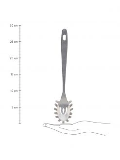 Nicolas Vah&eacute; Spaghettil&ouml;ffel Daily in Silber mit mattem Finish, L 29 cm -Küche Geschäft Spaghettiloffel Daily in Silber mit mattem Finish 2