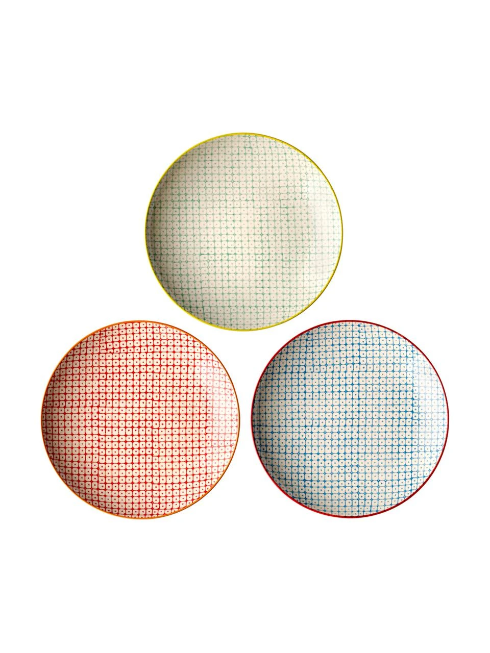 Speiseteller Carla mit kleinem Muster, 3er-Set, Steingut, Mehrfarbig, Ø 25 cm Bloomingville Speiseteller Carla mit kleinem Muster, 3er-Set, Ø 25 cmNur noch 1 Artikel verfügbar -Küche Geschäft Speiseteller Carla mit kleinem Muster 3er Set