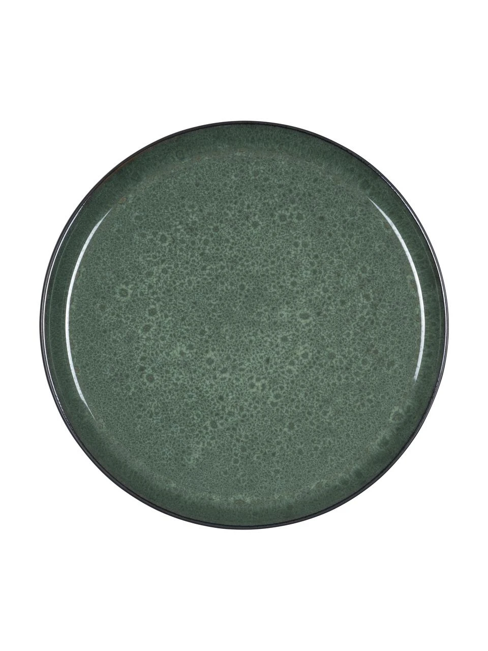 Bitz Speiseteller Gastro aus Steingut in Grün, 2 Stück, Ø 27 x H 2 cm 1 Bitz Speiseteller Gastro aus Steingut in Grün, 2 Stück, Ø 27 x H 2 cm