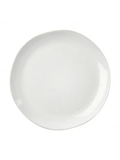 Westwing Collection Speiseteller Gemma aus Steingut mit reaktiver Glasur, 2 Stück, Ø 28 x H 3 cm