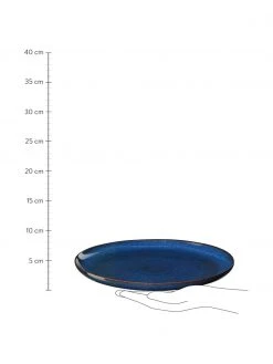 Asa Speiseteller Midnight aus Steingut, 6 Stück, Ø 27 x H 2 cmNur noch 1 Artikel verfügbar -Küche Geschäft Speiseteller Midnight aus Steingut 6 Stuck 2