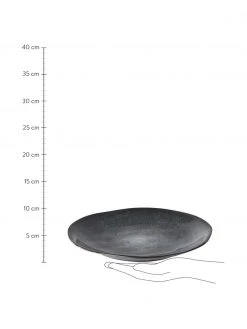 Speiseteller Pauline in Dunkelgrau, 2 Stück, Ø 27 cm -Küche Geschäft Speiseteller Pauline in Dunkelgrau 2 Stuck 2
