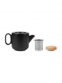 Sema Steingut Teekanne Baltika mit Teesieb und Deckel, 700 ml, 700 mlNur noch wenige verfügbar -Küche Geschäft Steingut Teekanne Baltika mit Teesieb und Deckel 700 ml 3