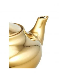 Urban Nature Culture Steingut Teekanne Good Morning in Gold, 1 L -Küche Geschäft Steingut Teekanne Good Morning in Gold 1 L 4