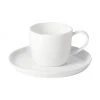 Tasse mit Untertassen Porcelino mit unebener Oberfläche, 6 Stück, Ø 15 x H 8 cm, 150 ml