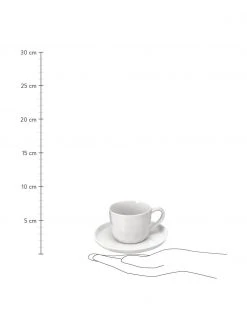 Tasse mit Untertassen Porcelino mit unebener Oberfläche, 6 Stück, Ø 15 x H 8 cm, 150 ml 8 Tasse mit Untertassen Porcelino mit unebener Oberfläche, 6 Stück, Ø 15 x H 8 cm, 150 ml -Küche Geschäft Tasse mit Untertassen Porcelino mit unebener Oberflache 6 Stuck 2